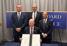 La FIFA y la Junta de la Paz anuncian una alianza estratégica para impulsar la recuperación y la paz a través del fútbol