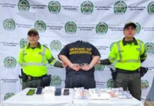 En peaje de Acacías la Policía detuvo a una persona por la presunta comisión del delito de lavado de activos