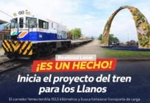 Arranca la reactivación férrea en los Llanos