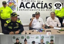 Capturados presuntos sicarios del GDO Renacer “ERPAC” en Acacías por la Policía Nacional
