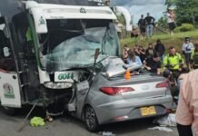 Siniestro vial llegando a Paratebueno deja tres muertos