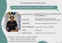 #InMemoriam / JOSÉ EPAMINONDAS MORALES ROMERO