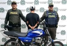 Un hombre fue capturado en Acacías por deambular en una motocicleta con inconsistencias en sus sistemas de identificación