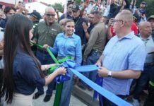 Gobernar es trabajar para la gente: Gobernadora Rafaela Cortés, en evento de entrega del puente vehicular en el Villa Julia