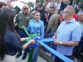 Gobernar es trabajar para la gente: Gobernadora Rafaela Cortés, en evento de entrega del puente vehicular en el Villa Julia