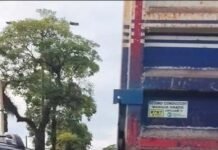 Brutal choque de carros en la 23